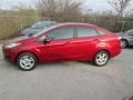 Ruby Red - Fiesta SE Sedan Photo No. 3