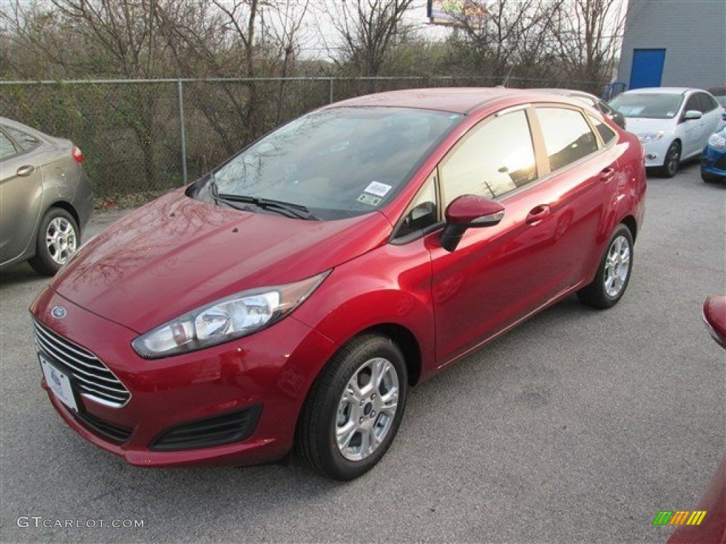 Ruby Red Ford Fiesta