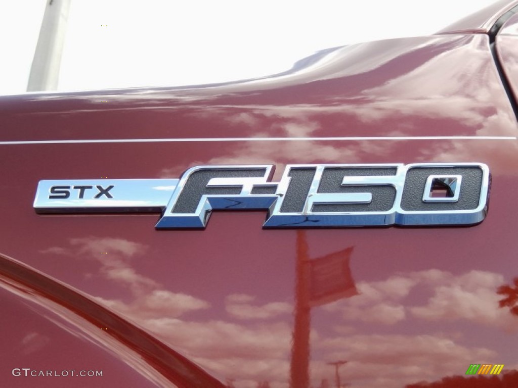 2014 F150 STX SuperCab - Sunset / Steel Grey photo #5