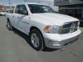2011 Bright White Dodge Ram 1500 SLT Quad Cab 4x4  photo #1