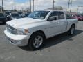 2011 Bright White Dodge Ram 1500 SLT Quad Cab 4x4  photo #3