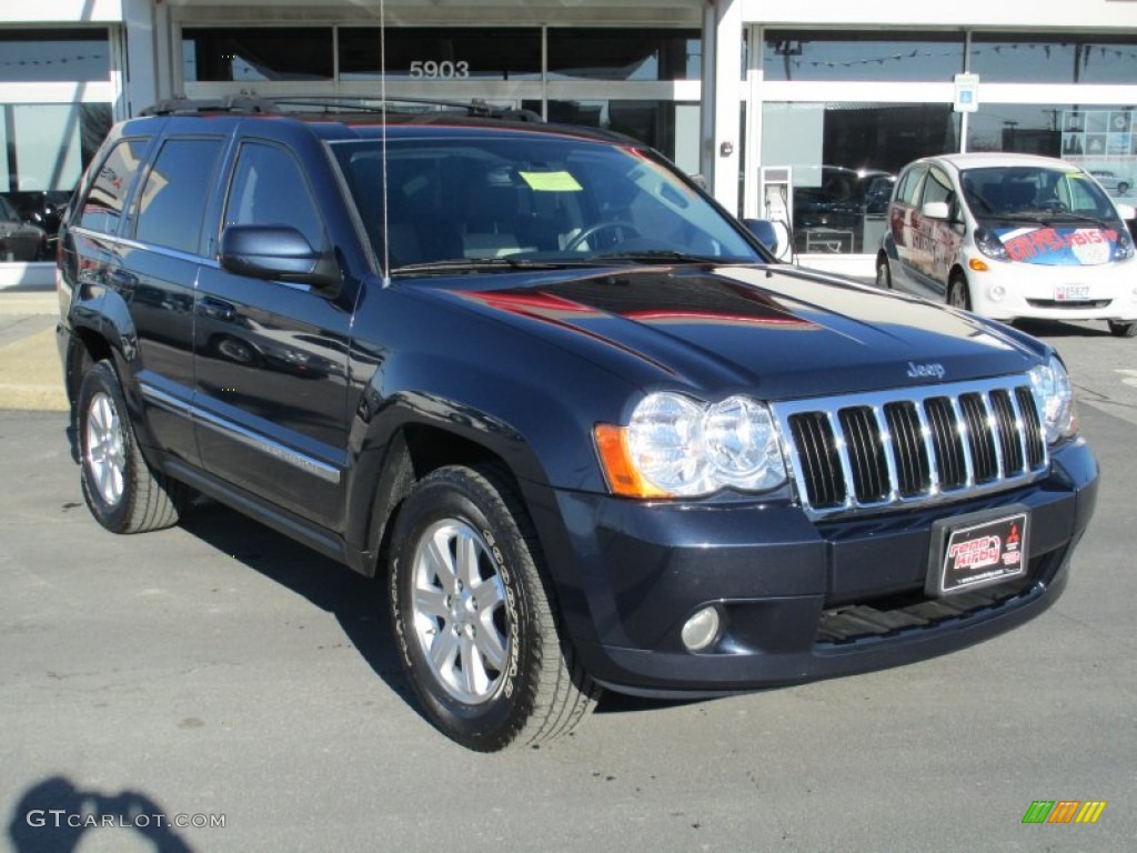 2009 Grand Cherokee Limited 4x4 - Modern Blue Pearl / Dark Slate Gray/Light Graystone Royale Leather photo #1