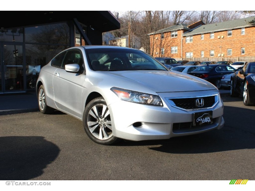 2008 Accord LX-S Coupe - Alabaster Silver Metallic / Black photo #1