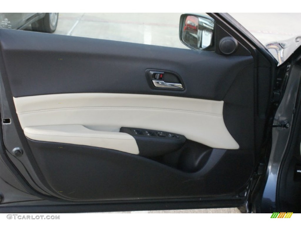 2014 Acura ILX Hybrid Technology Parchment Door Panel Photo #90965770