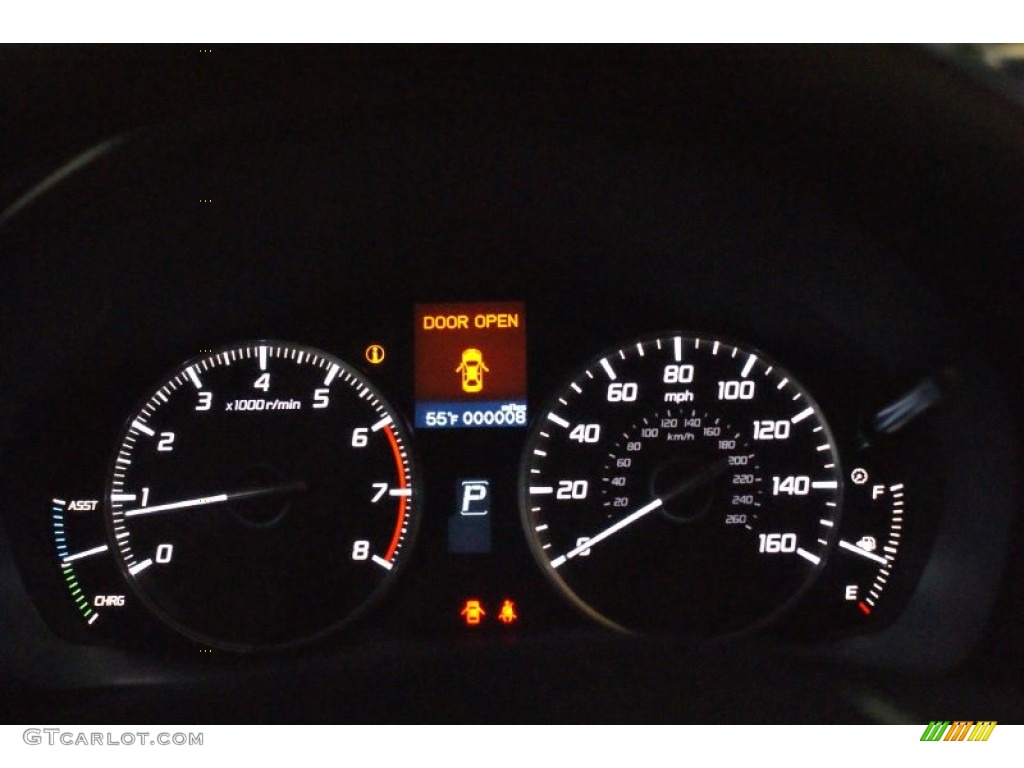 2014 Acura ILX Hybrid Technology Gauges Photos