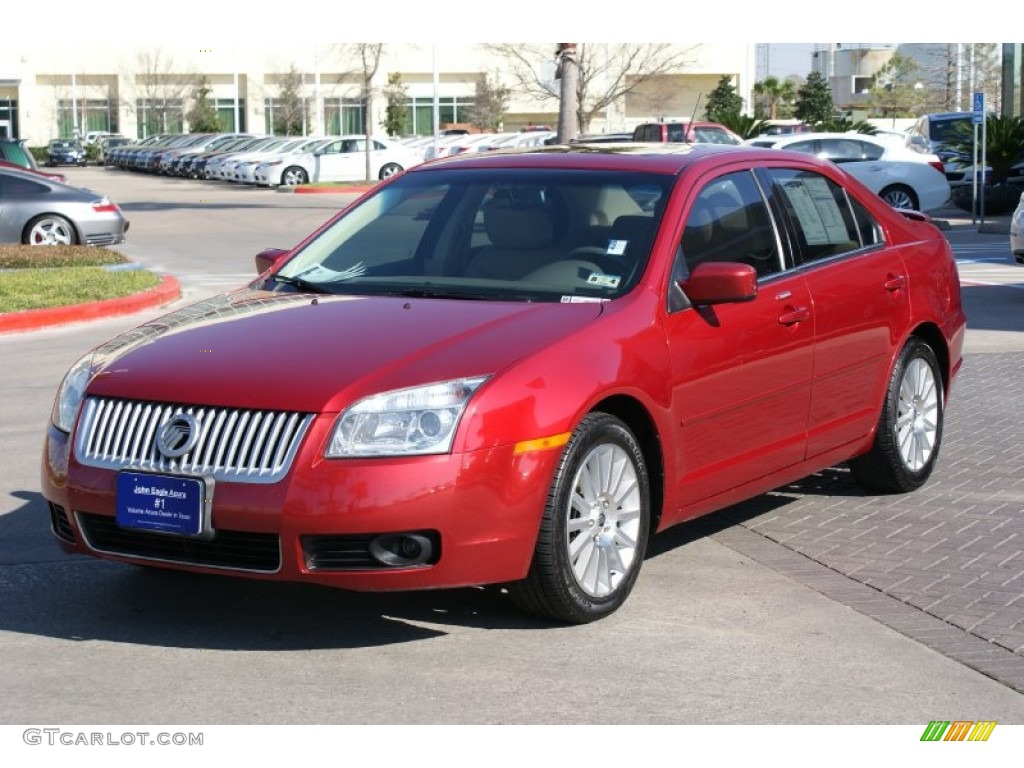 2009 Milan I4 Premier - Vivid Red Metallic / Camel photo #2