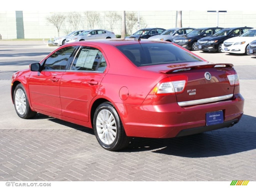 2009 Milan I4 Premier - Vivid Red Metallic / Camel photo #7