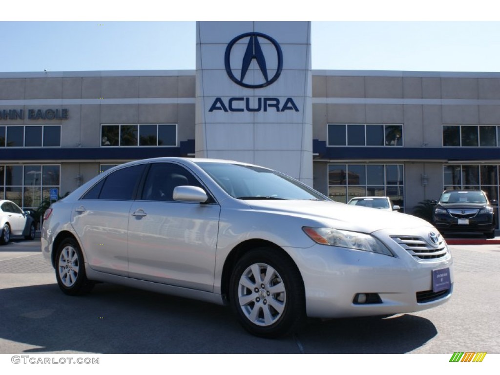 2008 Camry XLE V6 - Classic Silver Metallic / Ash photo #1