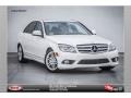 Arctic White 2008 Mercedes-Benz C 350 Sport