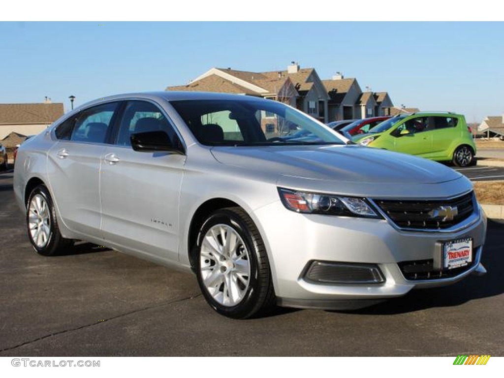 2014 Impala LS - Silver Ice Metallic / Jet Black/Dark Titanium photo #2