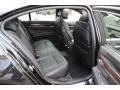 2011 BMW 7 Series Black Interior Rear Seat Photo