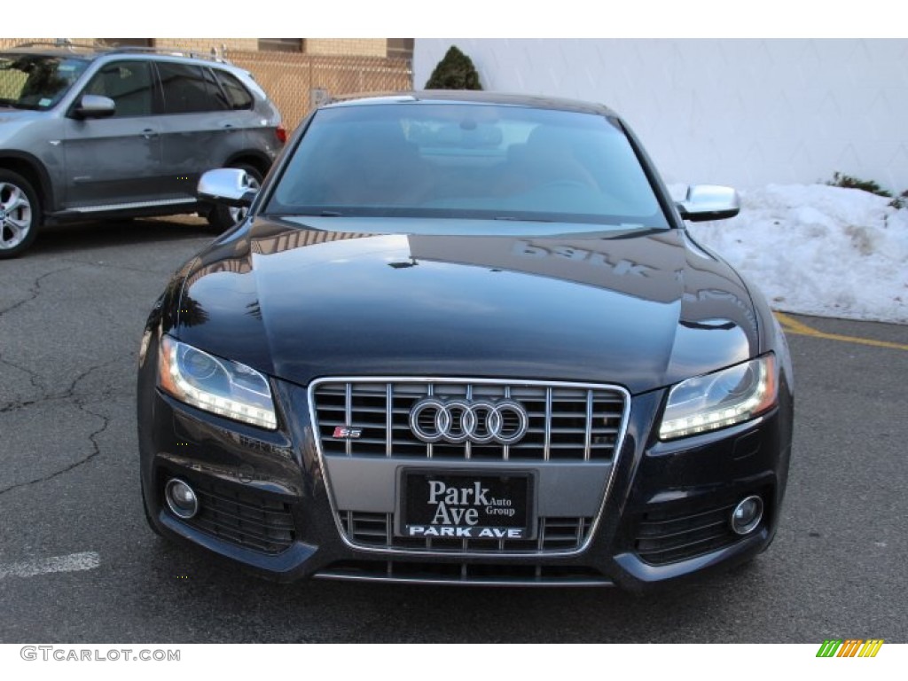 2011 S5 4.2 FSI quattro Coupe - Deep Sea Blue Pearl Effect / Black/Magma Red Silk Nappa Leather photo #7
