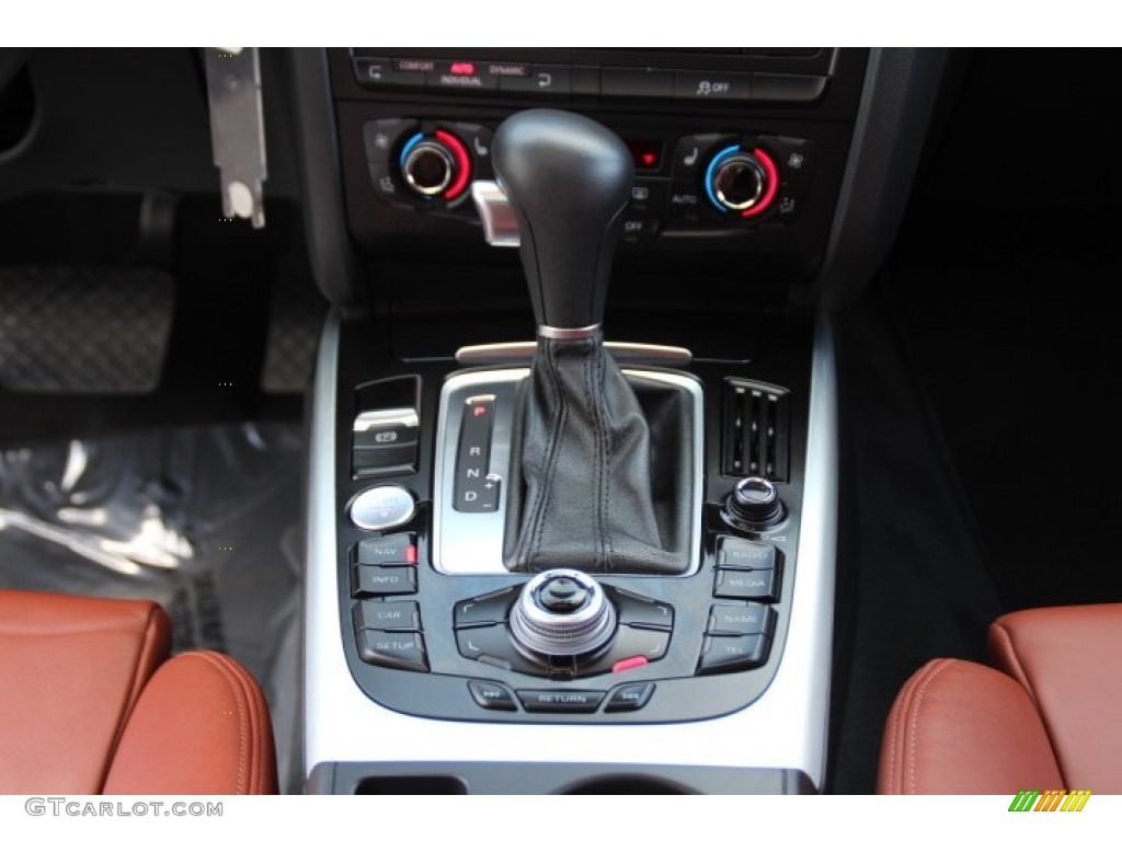 2011 S5 4.2 FSI quattro Coupe - Deep Sea Blue Pearl Effect / Black/Magma Red Silk Nappa Leather photo #15