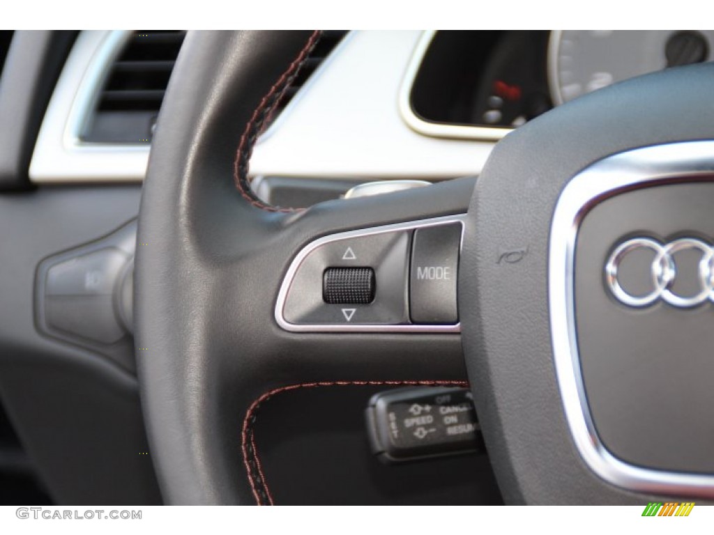 2011 S5 4.2 FSI quattro Coupe - Deep Sea Blue Pearl Effect / Black/Magma Red Silk Nappa Leather photo #17