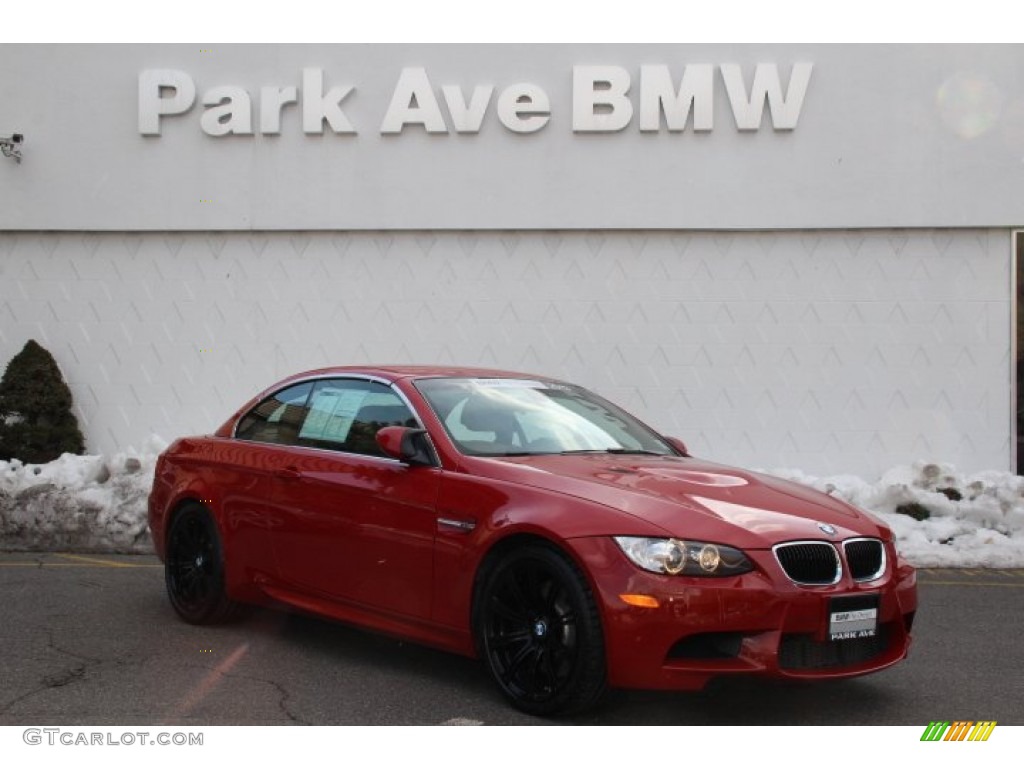 2013 M3 Convertible - Melbourne Red Metallic / Bamboo Beige photo #1