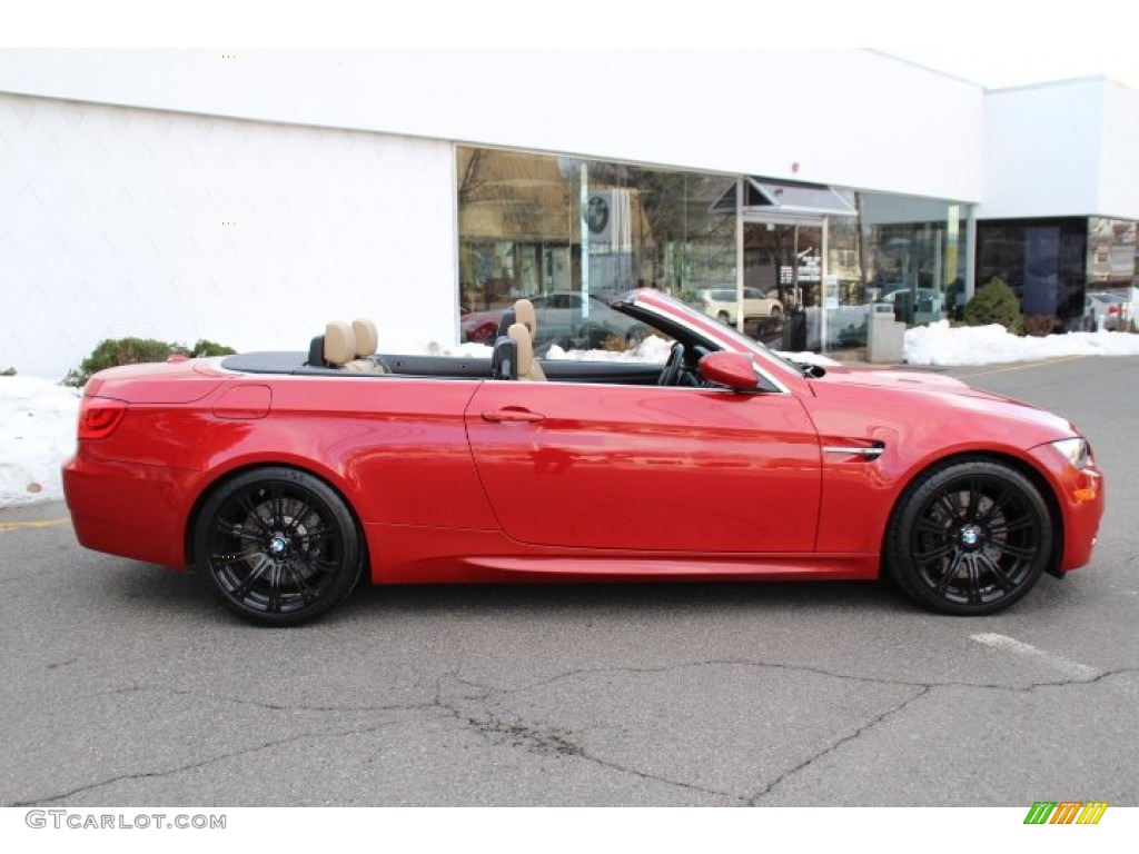 2013 M3 Convertible - Melbourne Red Metallic / Bamboo Beige photo #3