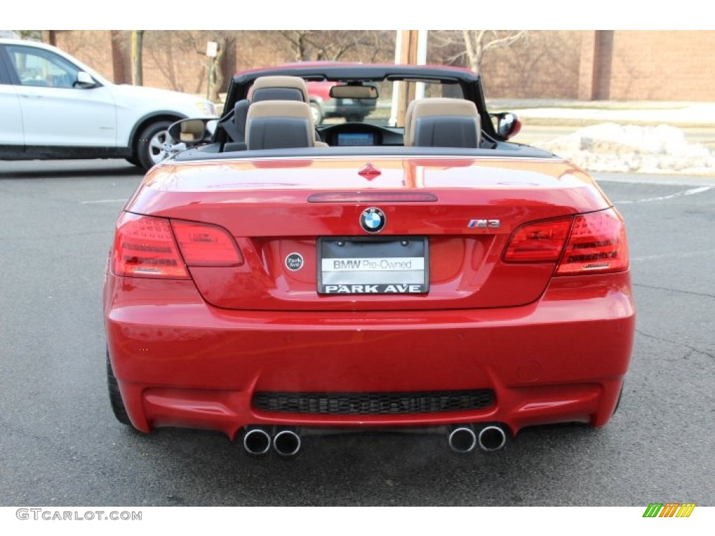 2013 M3 Convertible - Melbourne Red Metallic / Bamboo Beige photo #5