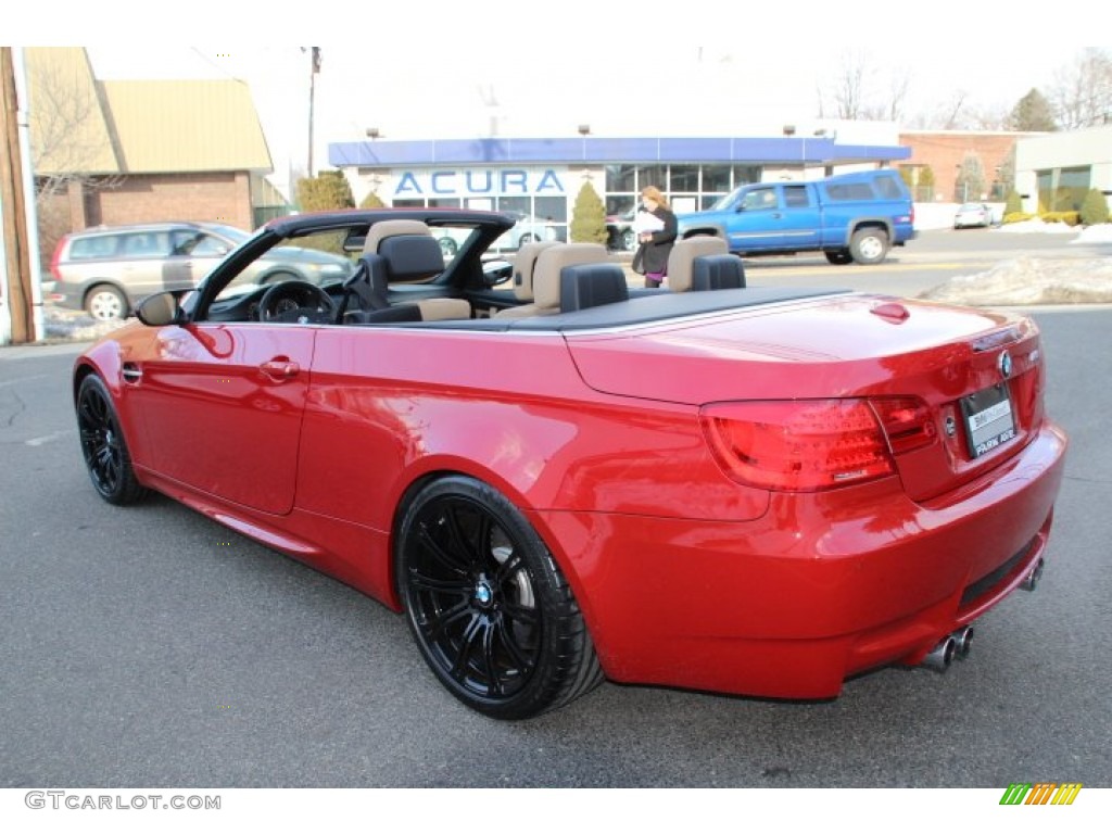 2013 M3 Convertible - Melbourne Red Metallic / Bamboo Beige photo #6