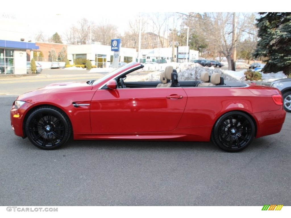 2013 M3 Convertible - Melbourne Red Metallic / Bamboo Beige photo #7