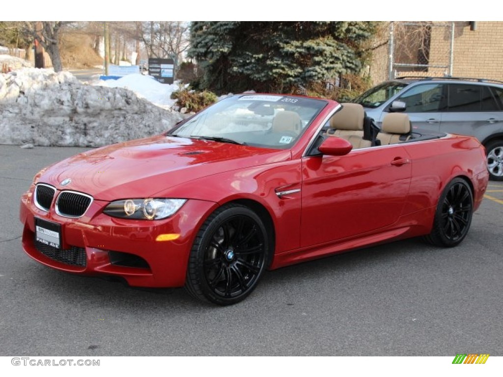2013 M3 Convertible - Melbourne Red Metallic / Bamboo Beige photo #8