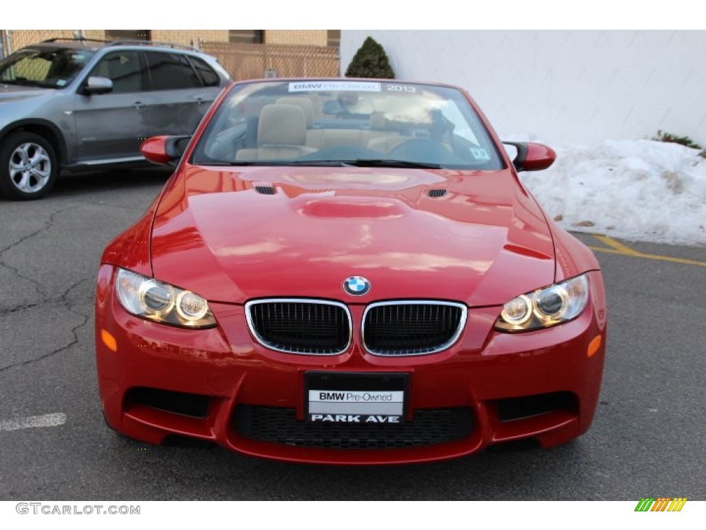 2013 M3 Convertible - Melbourne Red Metallic / Bamboo Beige photo #9