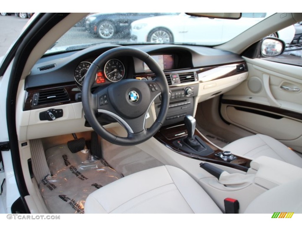 2013 3 Series 328i xDrive Coupe - Alpine White / Cream Beige photo #10