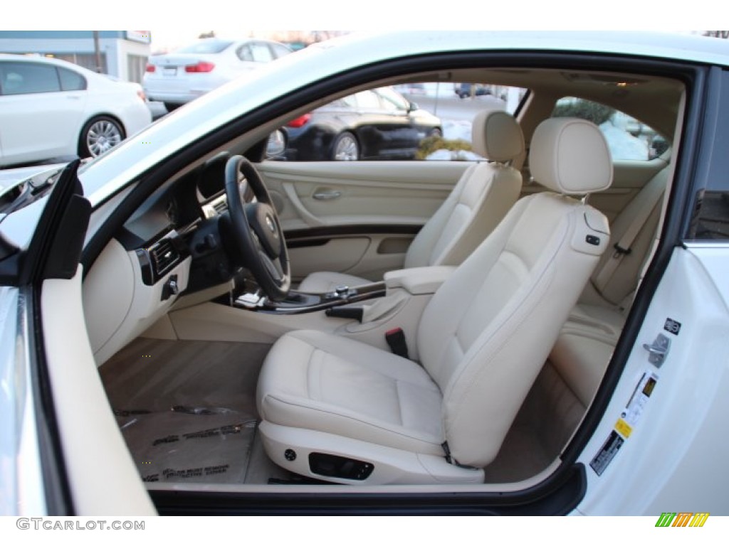 2013 3 Series 328i xDrive Coupe - Alpine White / Cream Beige photo #11