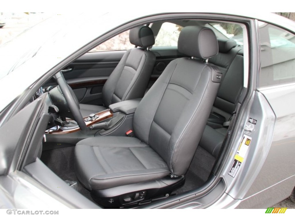 2013 3 Series 328i xDrive Coupe - Space Gray Metallic / Black photo #11