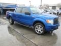 2014 Blue Flame Ford F150 STX SuperCrew  photo #6