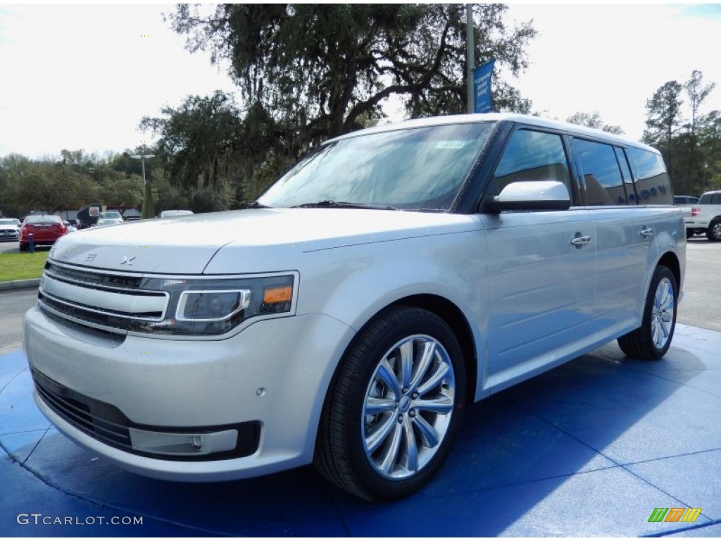 2014 Flex Limited EcoBoost AWD - Ingot Silver / Charcoal Black photo #1