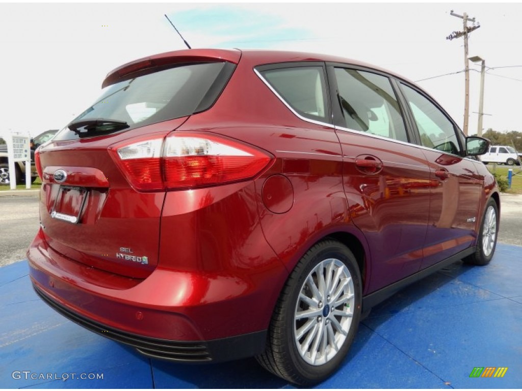 Ruby Red 2014 Ford C-Max Hybrid SEL Exterior Photo #90974578