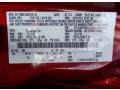 RR: Ruby Red 2014 Ford C-Max Hybrid SEL Color Code