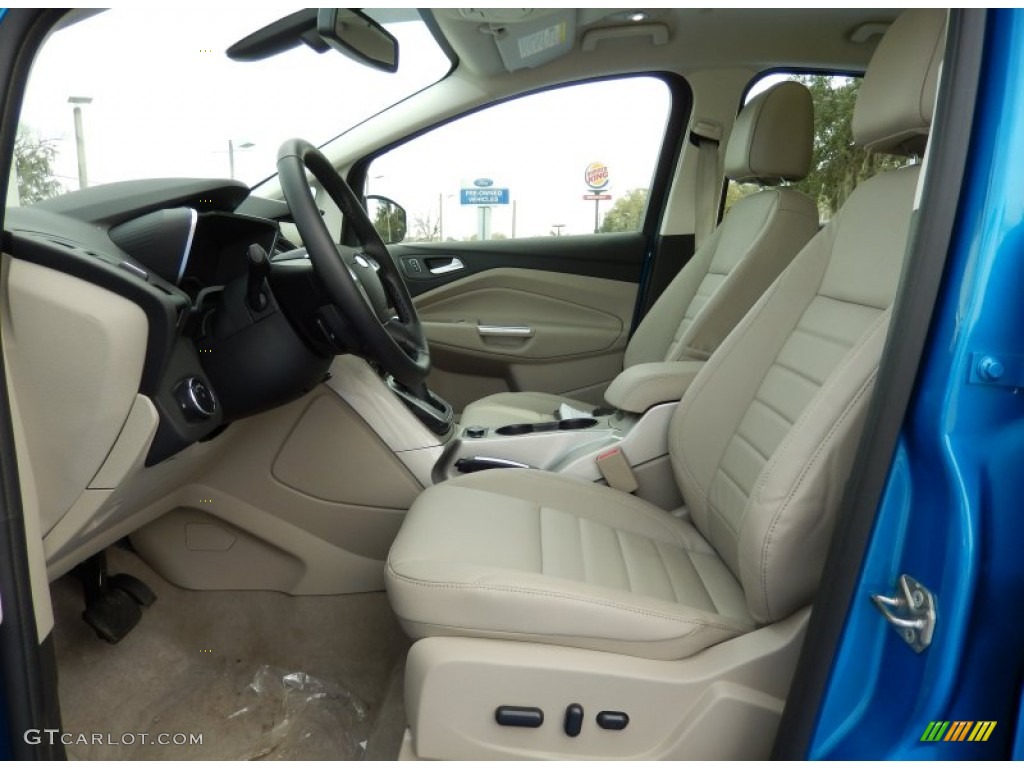 Medium Light Stone Interior 2014 Ford C-Max Hybrid SEL Photo #90974629