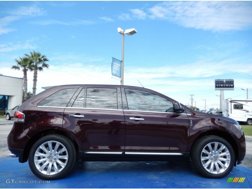 Bordeaux Reserve Red Metallic 2011 Lincoln MKX FWD Exterior Photo #90974887