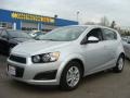 2013 Silver Ice Metallic Chevrolet Sonic LT Hatch  photo #1