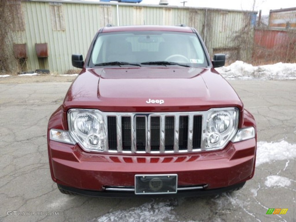 2008 Liberty Limited 4x4 - Red Rock Crystal Pearl / Pastel Pebble Beige photo #3