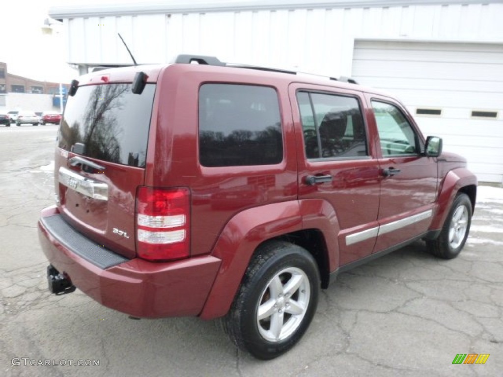 2008 Liberty Limited 4x4 - Red Rock Crystal Pearl / Pastel Pebble Beige photo #8