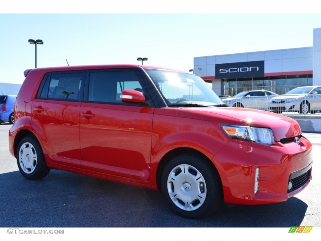 Absolutely Red 2014 Scion xB Standard xB Model Exterior Photo #90976528
