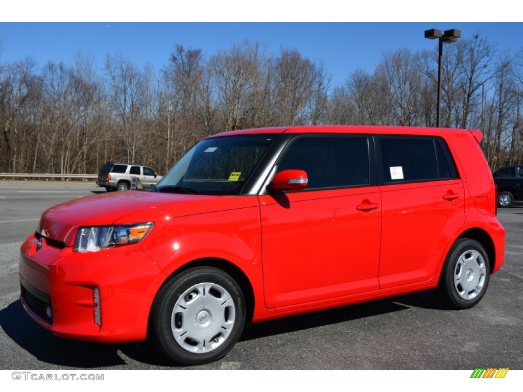 Absolutely Red 2014 Scion xB Standard xB Model Exterior Photo #90976534