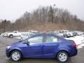 2014 Blue Topaz Metallic Chevrolet Sonic LT Sedan  photo #8