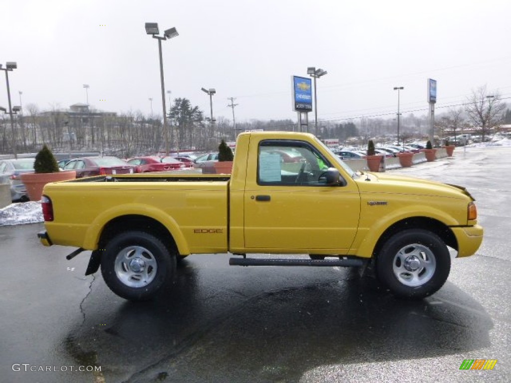 2003 Ranger Edge Regular Cab 4x4 - Chrome Yellow / Dark Graphite photo #6