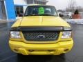 2003 Chrome Yellow Ford Ranger Edge Regular Cab 4x4  photo #8
