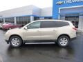 2010 Gold Mist Metallic Chevrolet Traverse LT AWD  photo #2