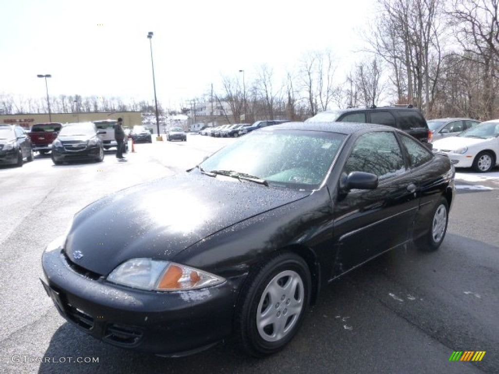 2002 Cavalier LS Coupe - Black / Graphite photo #1