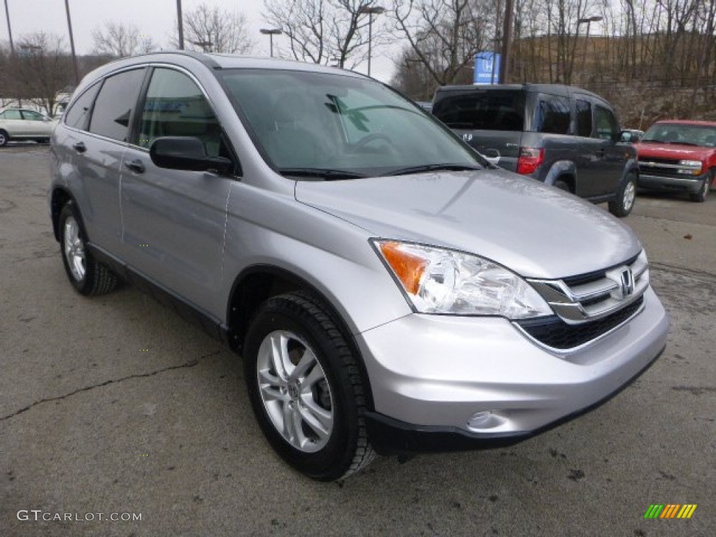 2011 CR-V EX 4WD - Alabaster Silver Metallic / Gray photo #7