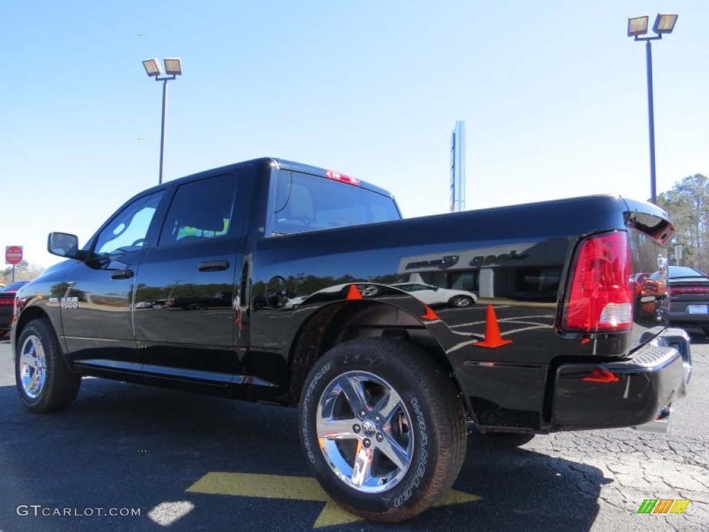 2014 1500 Express Crew Cab - Black / Black/Diesel Gray photo #5