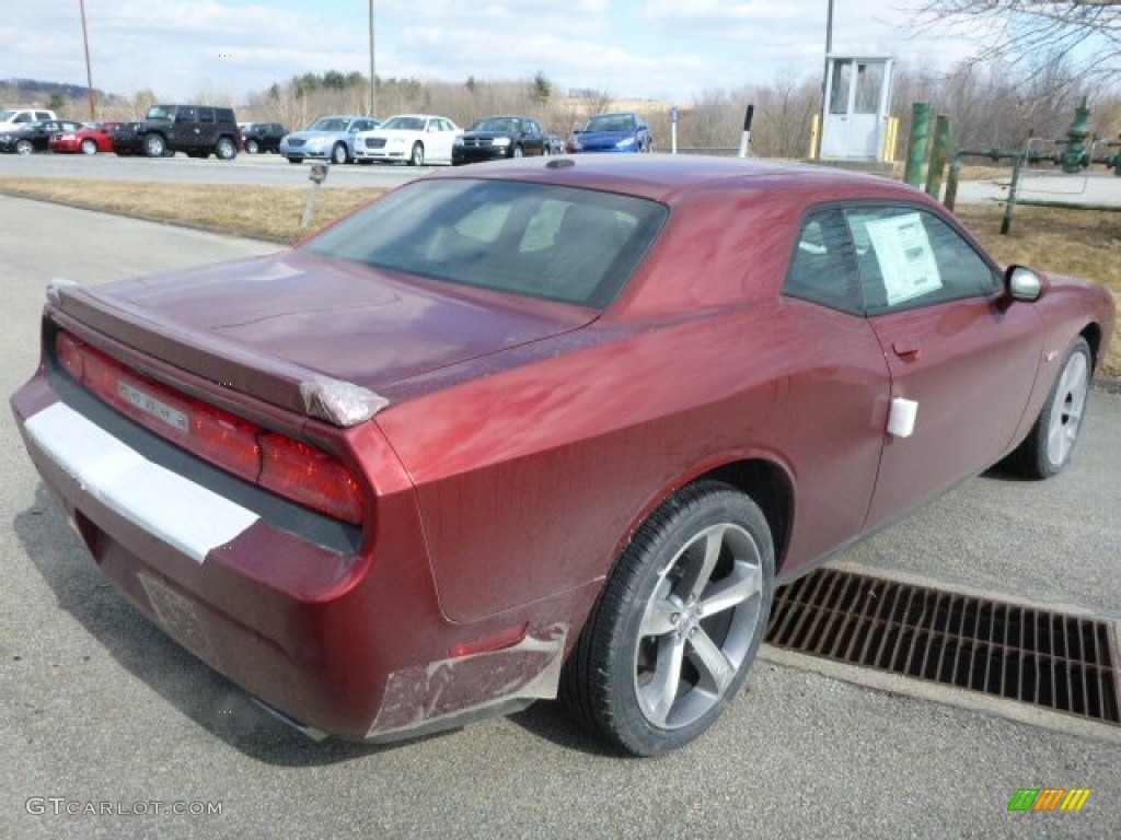 2014 Challenger R/T 100th Anniversary Edition - High Octane Red Pearl / Anniversary Dark Slate Gray/Foundry Black photo #5