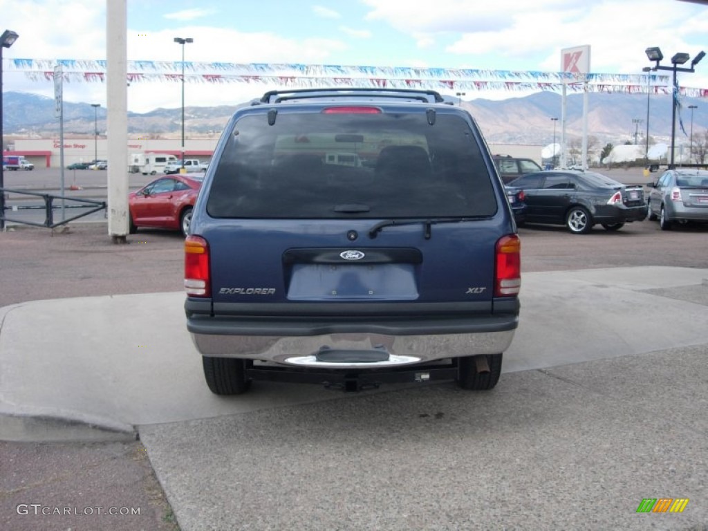 2000 Explorer XLT 4x4 - Medium Wedgewood Blue Metallic / Medium Graphite photo #16