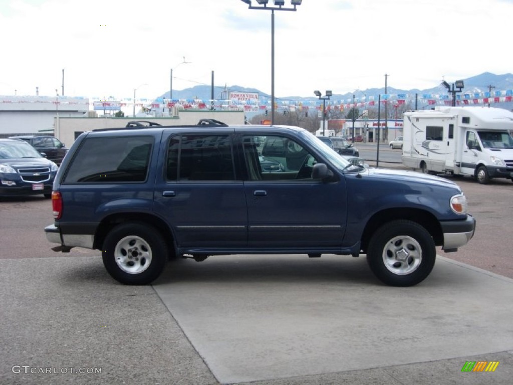 2000 Explorer XLT 4x4 - Medium Wedgewood Blue Metallic / Medium Graphite photo #19