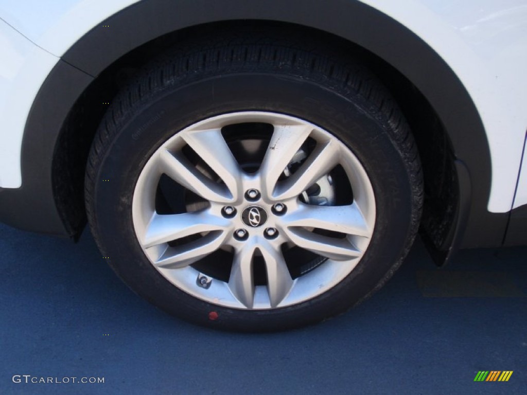 2014 Santa Fe Sport 2.0T FWD - Frost White Pearl / Black photo #12
